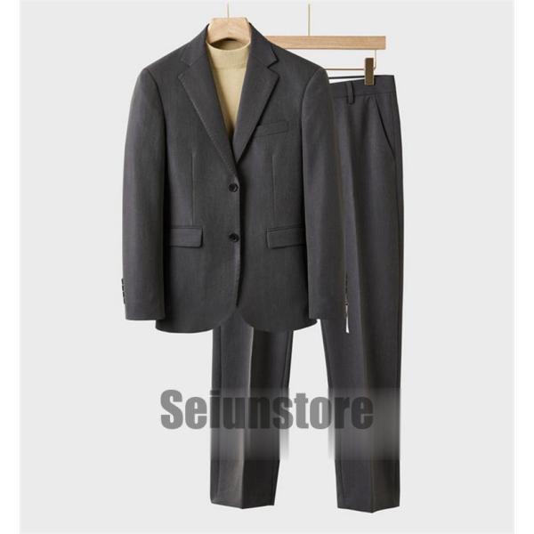 カジュアルスーツ メンズ セットアップ スーツ ストレッチ おしゃれ