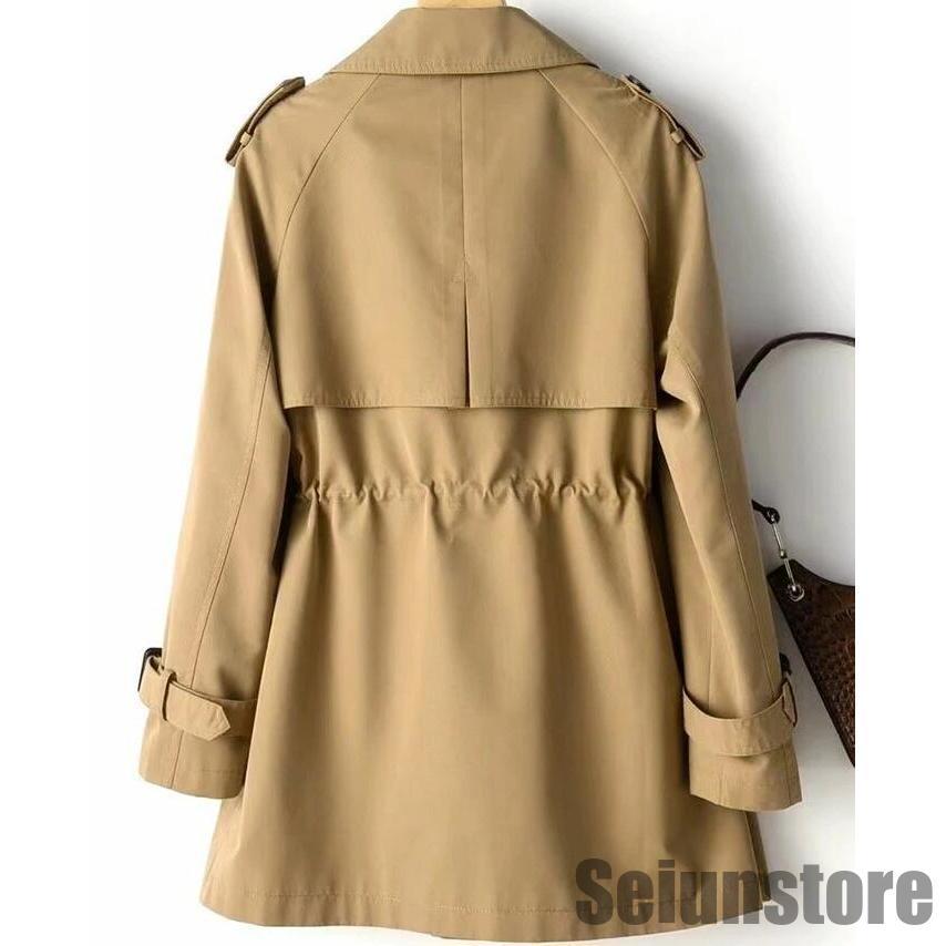 スプリングコート トレンチコート レディース ミドル丈 春 秋 ライト