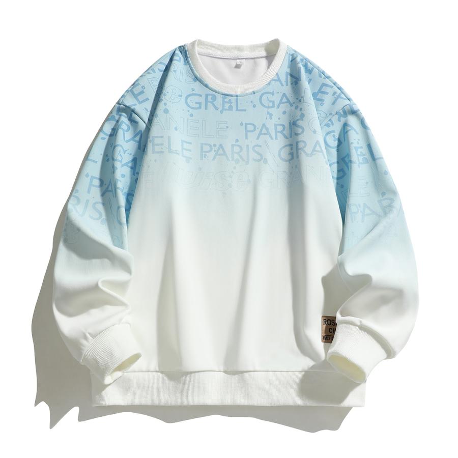 サカイ　グラデーションデザイン クルーネック長袖スウェット サカイ グラデーションデザイン クルーネック長袖スウェット