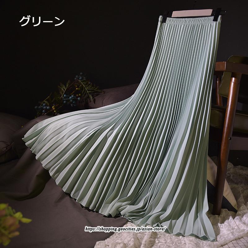 エブール　36　プリーツフレアロングスカート　総柄　春夏　ベージュ　タグ付未使用 プリーツスカート ロング 春 夏 スカート フレア レディース ロング