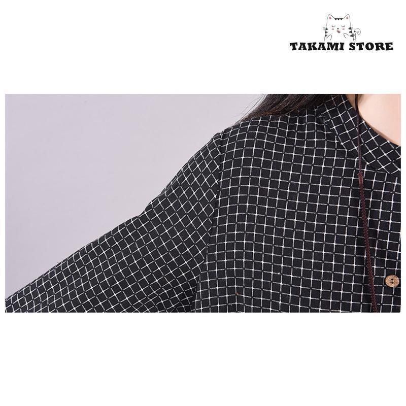 【大きいサイズ】バーバリーロンドン シャツワンピース ノバチェック 麻 黒 46 大きいサイズ】バーバリーロンドン シャツワンピース ノバ