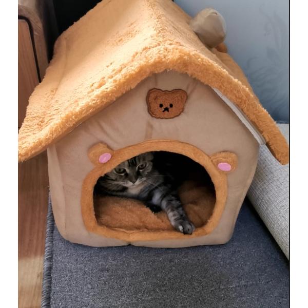 ペットハウス 猫ハウス ドーム型 犬ハウス 小型犬 クッション 洗える