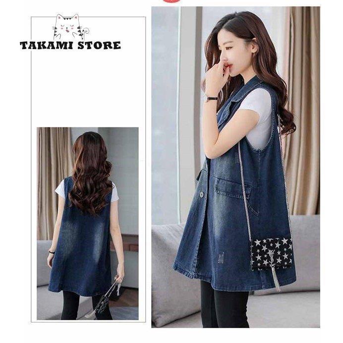 デニムベスト ジレ レディース ライトアウター ベスト デニム