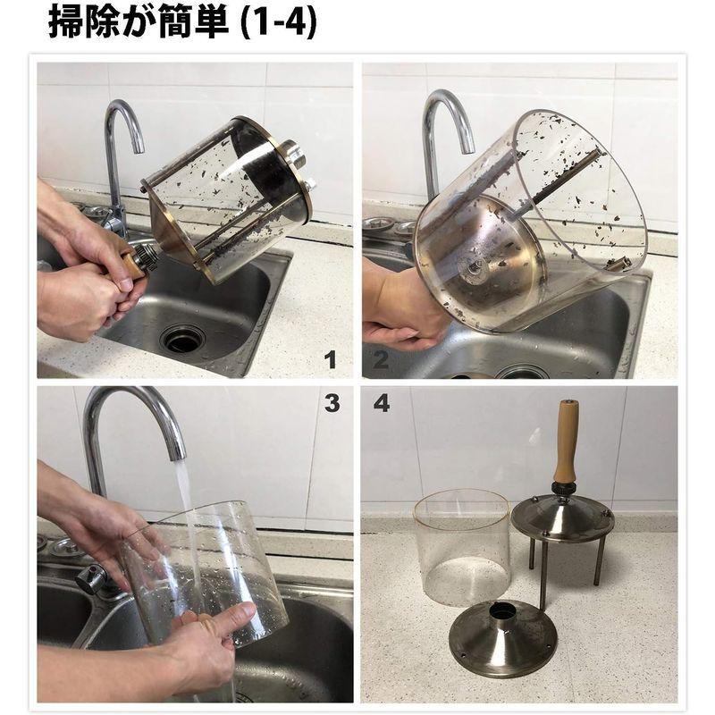 KAKACOO コーヒーロースター コーヒー焙煎機 小型業務用 家庭用 焙煎器