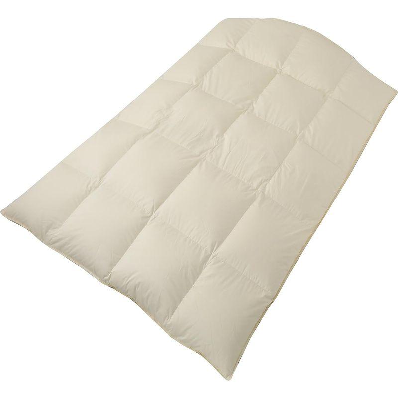 【ラスト1点】 西川 (Nishikawa) プレミアム 羽毛 合掛け布団 02.アイボリー 01.シングル ポーリッシュホワイトグースダウン90% 抗菌防 【WS1641382448】(59271円)