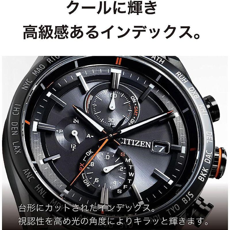 【新入荷】 CITIZEN アテッサ ATTESA エコ・ドライブ 電波時計 ( ブラックチタン / 防水 / ビジネス / メンズ ) AT8185- 【VQ2280919848】(82365円)