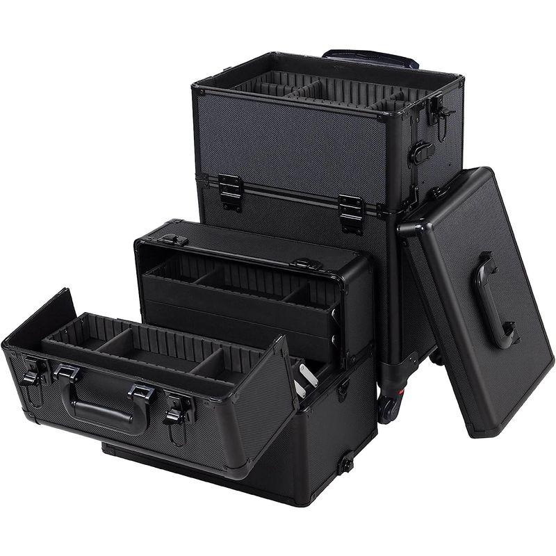 BYOOTIQUE 2in1 メイクボックス キャリーケース 3way 大容量 プロ用 鏡