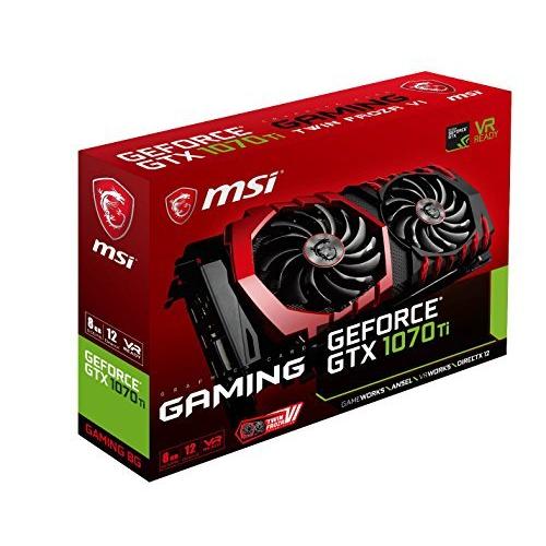 アウトレット 美品 MSI GeForce GTX 1070 Ti GAMING 8G グラフィックス