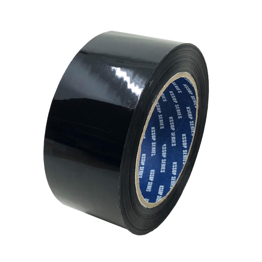 黒 OPPテープ 48mm幅 100m 梱包用 OPPテープ 黒 48mm幅×100m巻（50μ） 1巻 : SEIWA SHOP - 通販