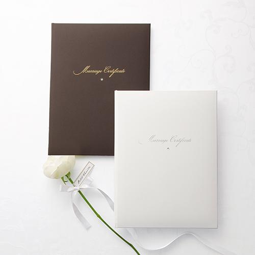 結婚証明書シャイニーホワイト 人前式用 結婚誓約書 1840 : ワイハウス