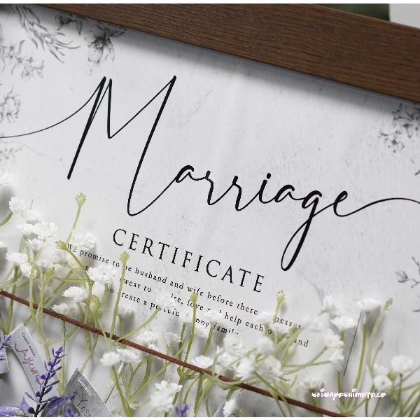 結婚証明ボードウェルカムボード フラワーガーランドボード38名様対応