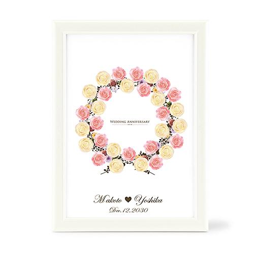 シェリールメモリーボード フラワーリース ウェルカムボードアイテム