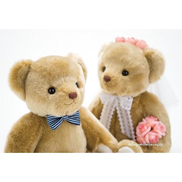 2体でお得体重ウエイトベア　キャメリーマリアージュ男の子と女の子　イニシャルパターン　BA148D149D
