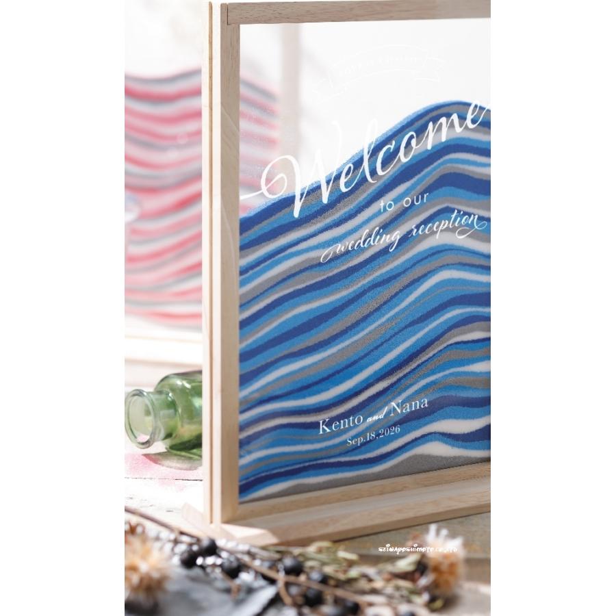 ウェルカムサンドアート50名様対応 モードピンク ウェルカムボード