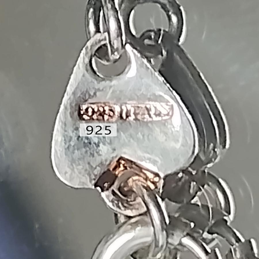 ネックレス シルバー925メッキ 410mm チェーン イタリア製 ボール