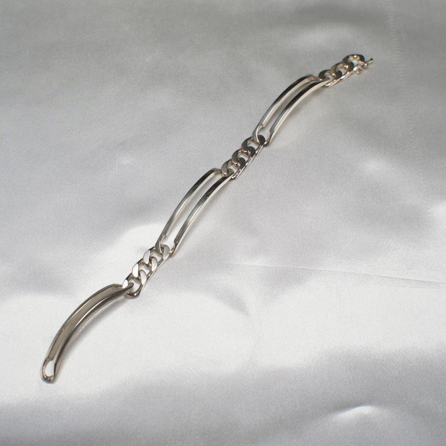 ブレスレット 180mm×8.0mm シルバー925 イタリア製 レディース 喜平