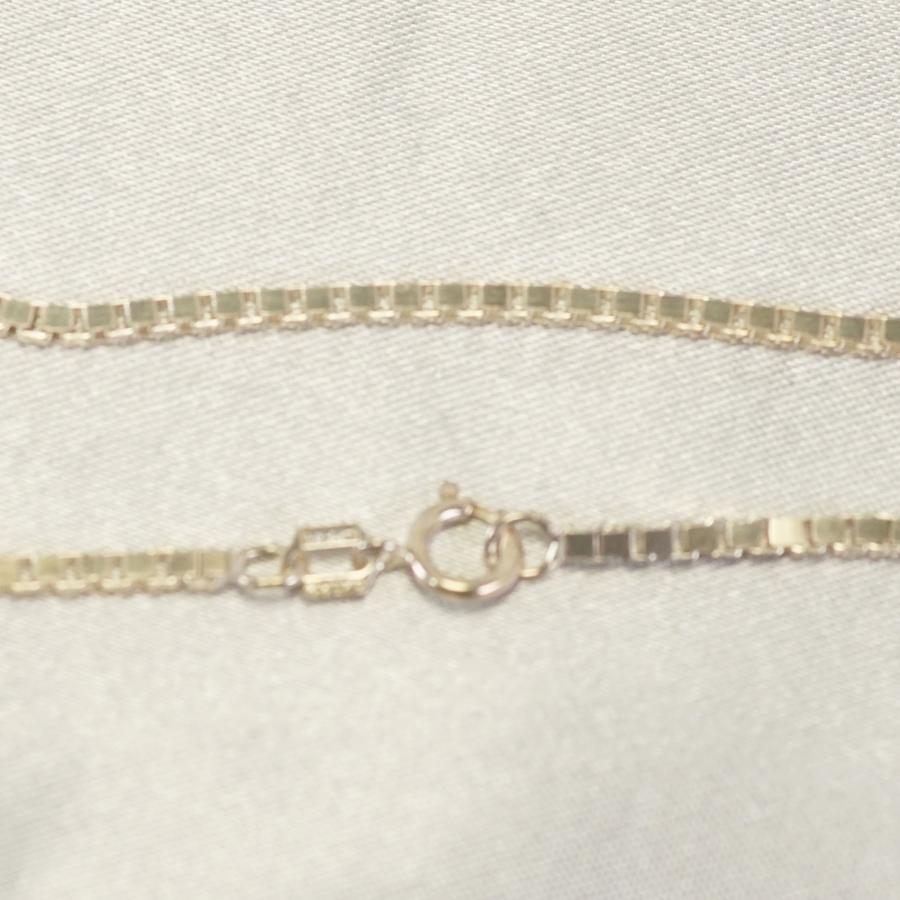 ネックレス シルバー925 700mm ベネチアン織 スペイン製 700mm×1.8mm×1.8mm メンズ レディース ベネチアンチェーン SILVER925 70cmの画像