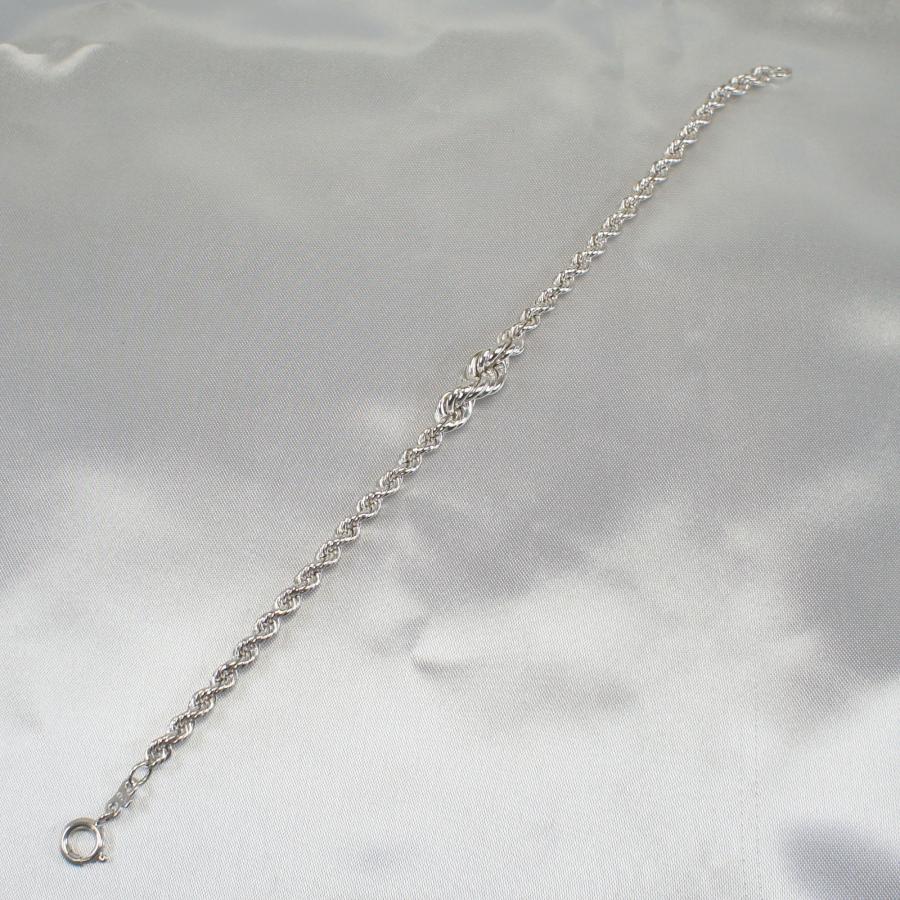 ブレスレット 185mm×3.5~7.0mm フレンチロープチェーン シルバー925