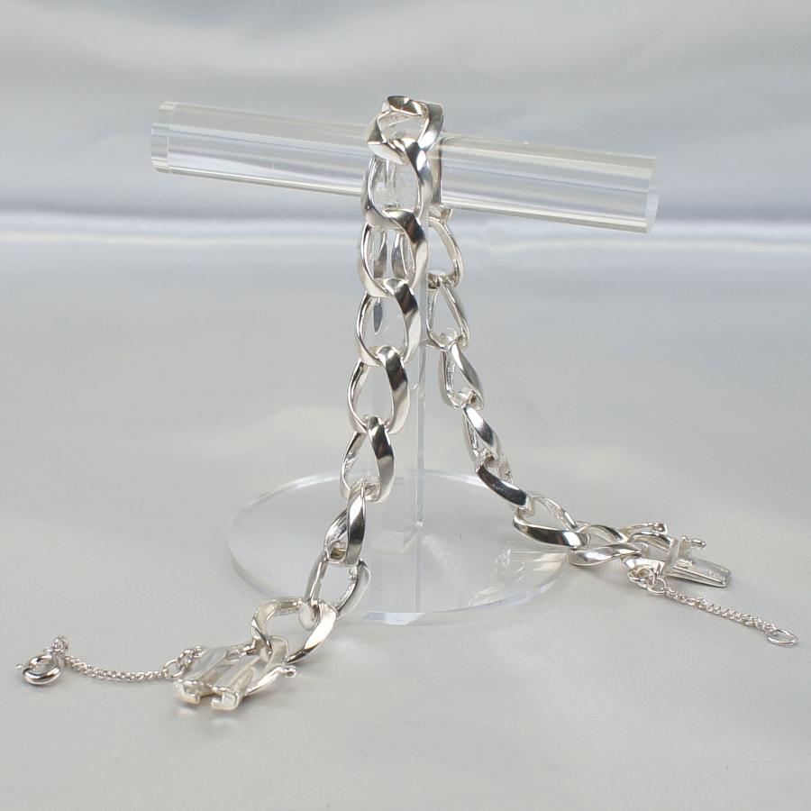 ブレスレット シルバー925 スペイン製 レディース デザイン チェーン  