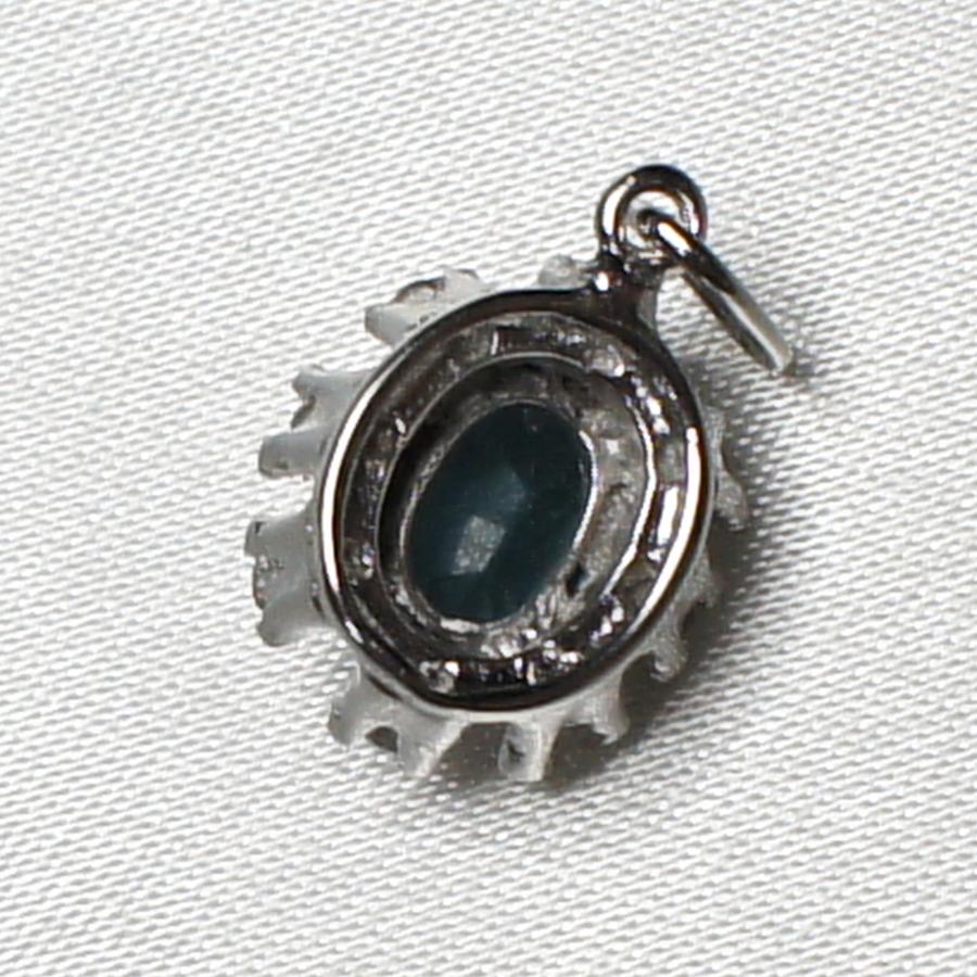 オシャレ　SAPPHIER サファイア　SILVER925 ペンダントトップ ペンダントトップ シルバー925 スペイン製 S サファイアカラー
