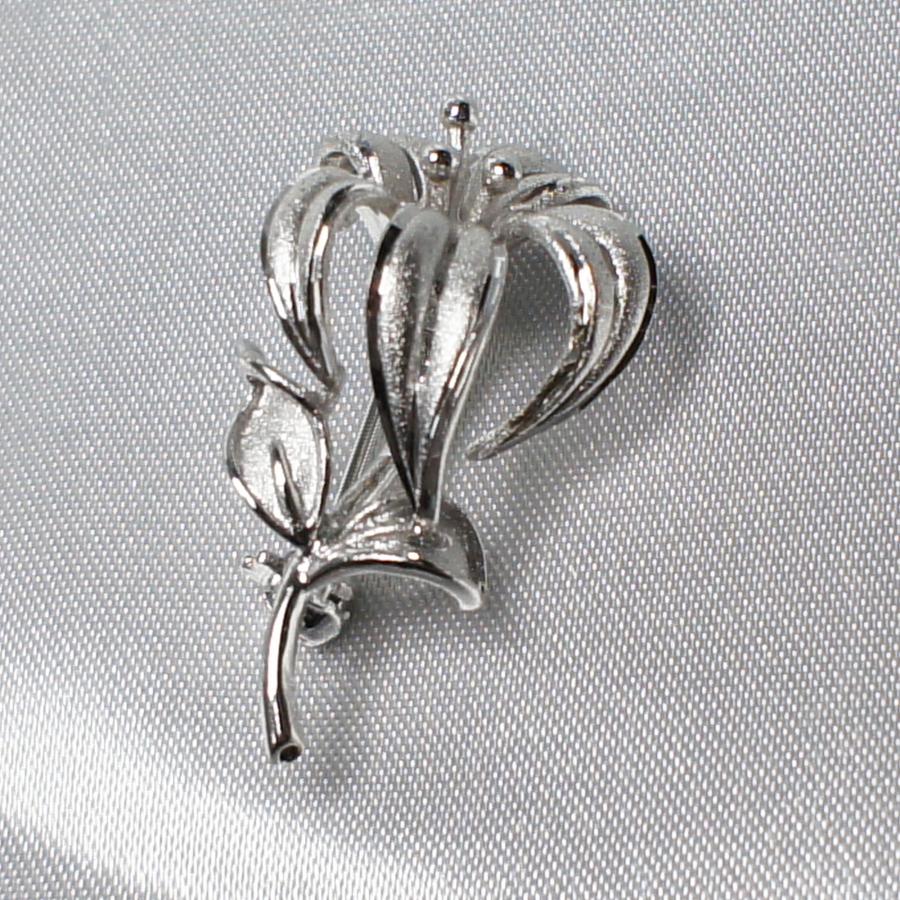 ブローチ シルバー925 スペイン製 ピレネー 可憐な花園 SILVER925