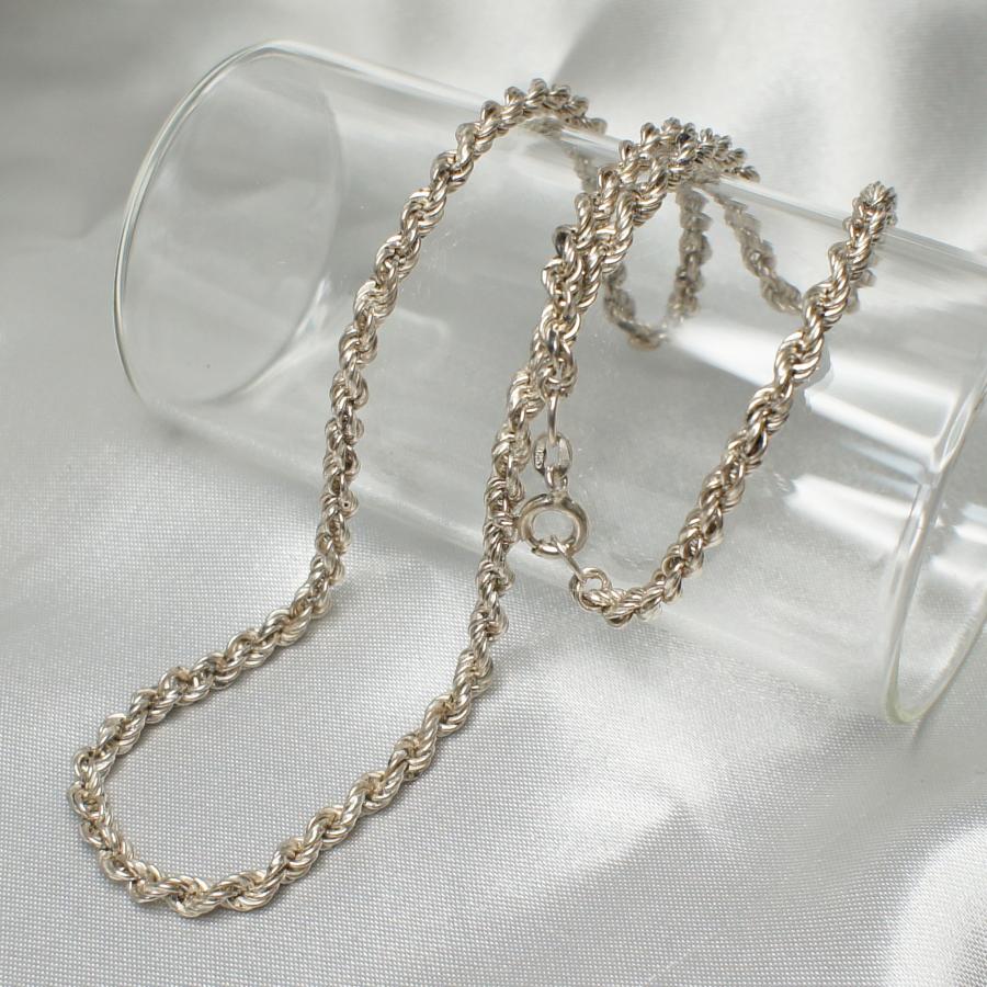 ネックレス シルバー925 450mm フレンチチェーン イタリア製 ヒネリ