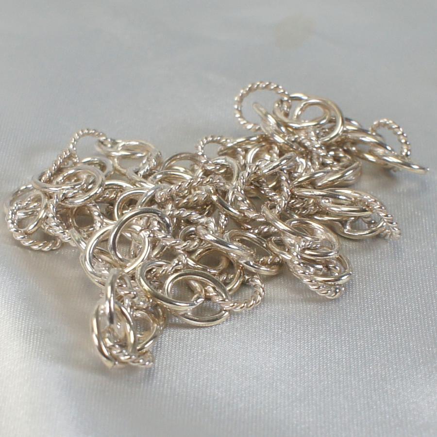 【イタリア製 50㎝】細角チェーンネックレス silver925 ネックレス シルバー925 フィガロチェーン 50cm イタリア製 サツルノ