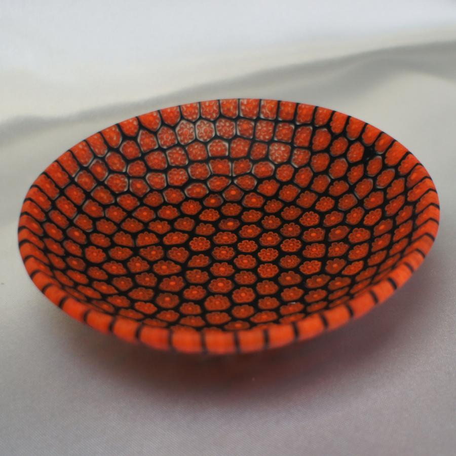 モレッティ　ミルフィオリ　ベネチアンガラス　小皿・豆皿　プレート Amazon.co.jp: モレッティ ミルフィオリ ベネチアンガラス 小皿 豆皿