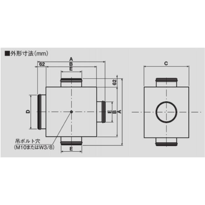 オーケー器材 K-DDT25B15 分岐チャンバー（3方分岐） : エアコン