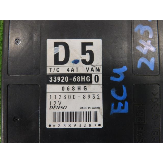 エブリイワゴン エブリィ/エブリー ABA-DA64W エンジンコンピューター/ECU K6Aターボ ZCT 112300-8932 ...