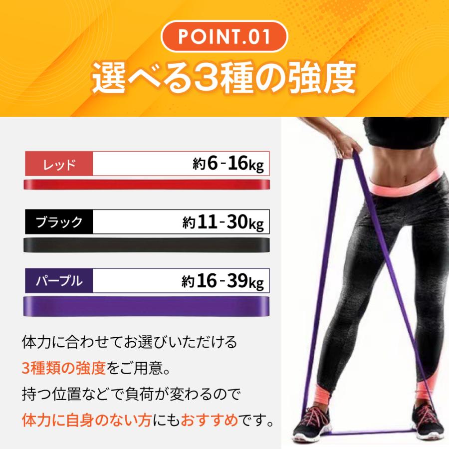 トレーニングチューブ ゴムバンド ロング エクササイズ グッズ 筋トレ