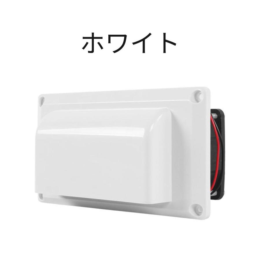 換気扇 換気ファン 12V 吸気 換気 ホワイトデュアル換気扇 埋込 車換気