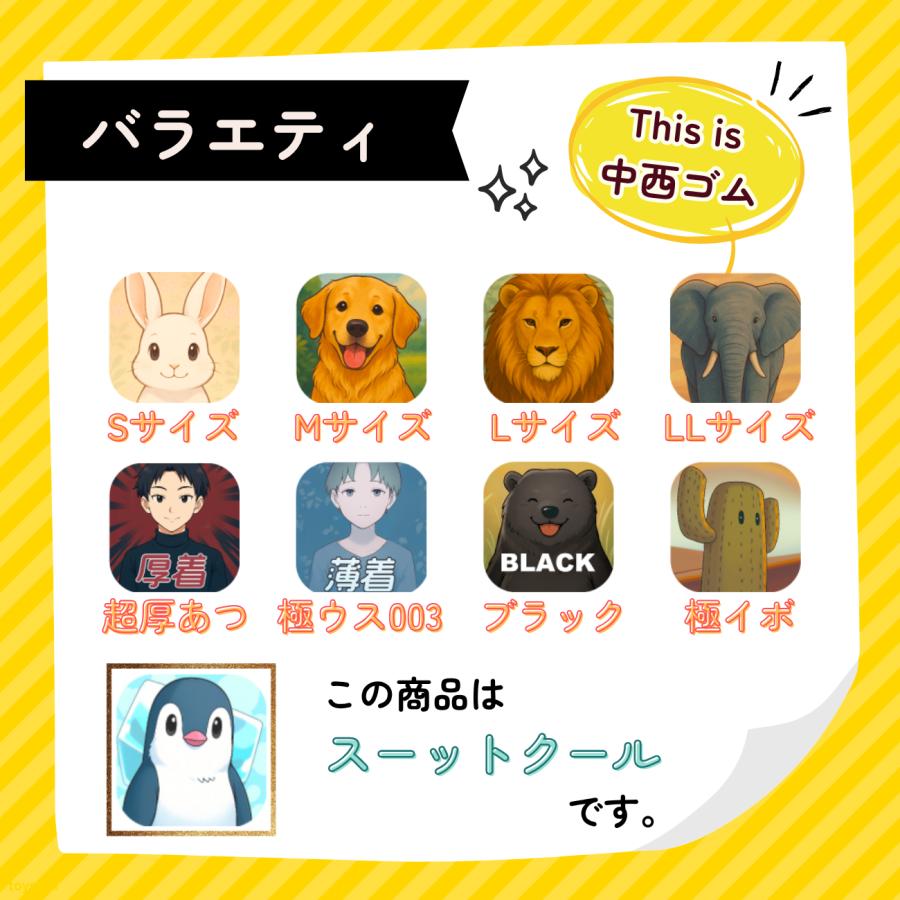 中西ゴム工業 コンドーム スキン 業務用 避妊具 144個 スーットクール