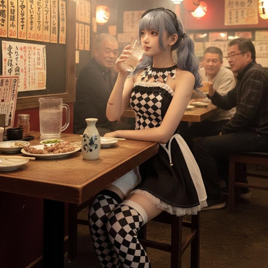 コスプレ ハロウィン 衣装 女性用 ピエロガール クラウン ネックリング