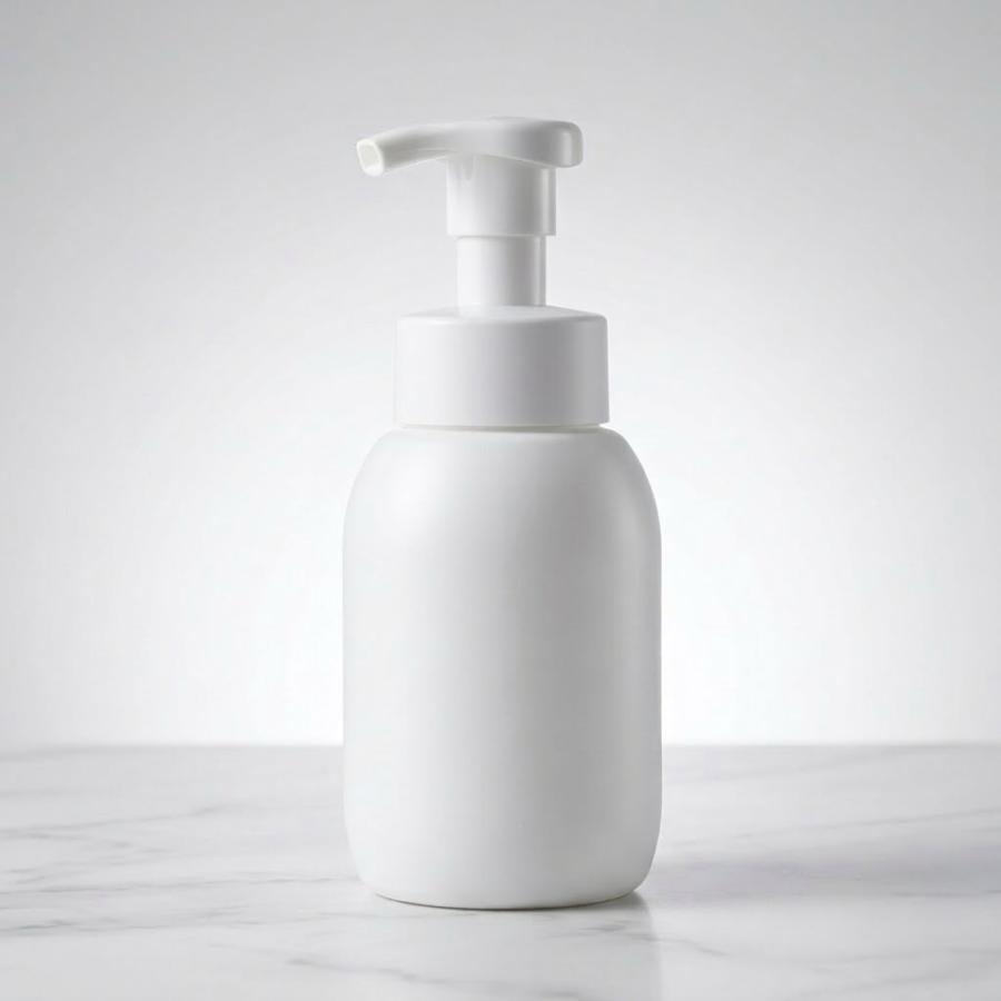 容器 詰め替え 泡立てポンプボトル350ml 白 泡立ちソープ