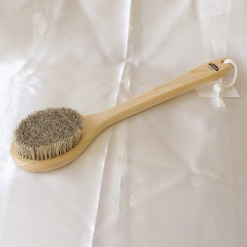 ボディブラシ 馬毛 L（ソフト）ミディアム ウェット&ドライ