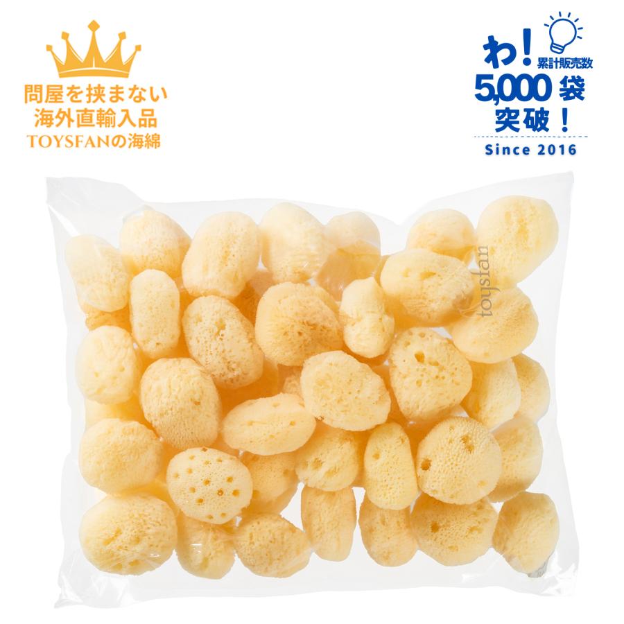 業務用海綿シルク サイズ5（約5cm）1袋50個入り 業務用t天然海綿 天然スポンジ 海綿スポンジ 海面スポンジ フェイス 洗顔 メイク 女性向け 女性用 サニタリー