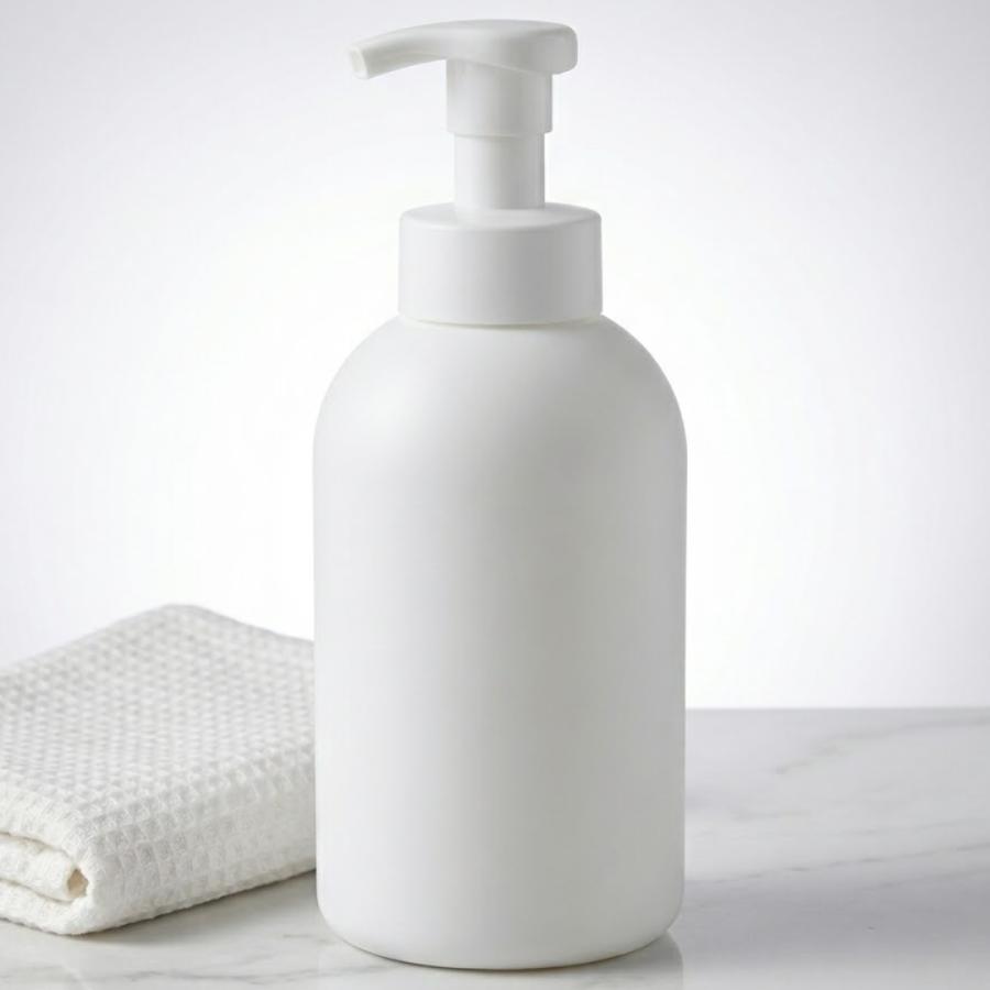泡立てポンプボトル800ml 白 10本セット 容器 泡立ちソープ