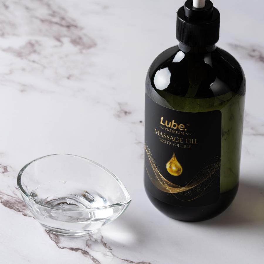 水溶性 マッサージオイル Lube プレミアム 500ml 無香料 高濃度
