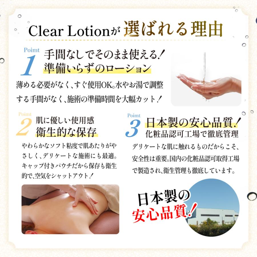 ローション クリア 120ml ボトル ソフトタイプ エステ マッサージ用