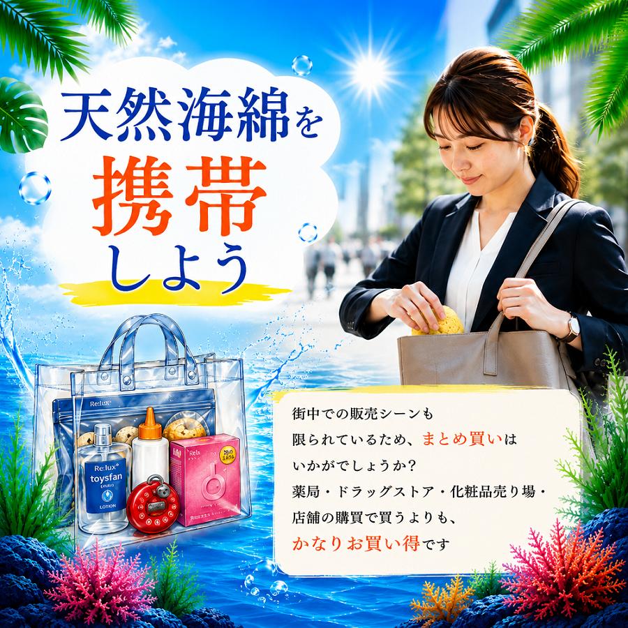 スポンジ 天然海綿 シルク サイズ4（約4cm）業務用 50個入り プロ仕様