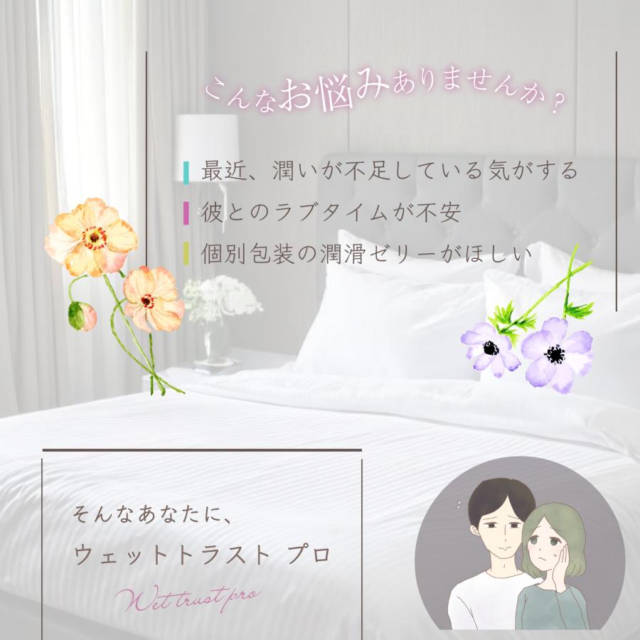 ハナミスイ（hanamisui） 潤滑剤 ウェットトラスト プロ 120本 性交痛