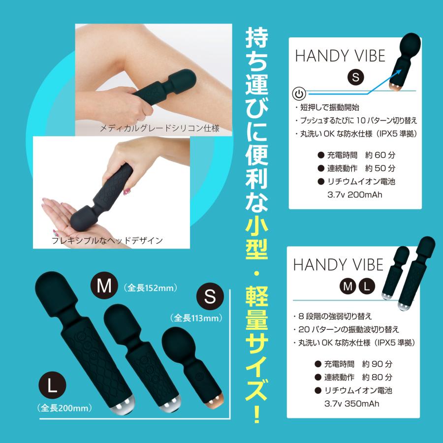 ハンディマッサージャー an アン Lサイズ 振動機器 家庭用 振動
