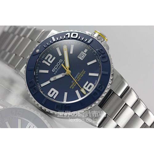 エポス 3441ablm スポーティブ ダイバー ヤフー店 Epos60 57 3441ablm 腕時計 アクセサリー ファッション 世界の時計市場