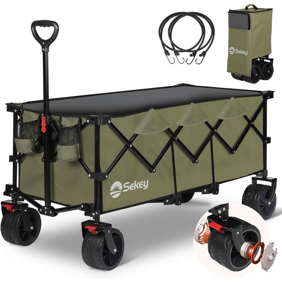 Sekey キャリーカート ワゴン 特大タイプ 大容量300L 耐荷重 Sekey キャリーカート ワゴン 特大タイプ 大容量300L 耐荷重