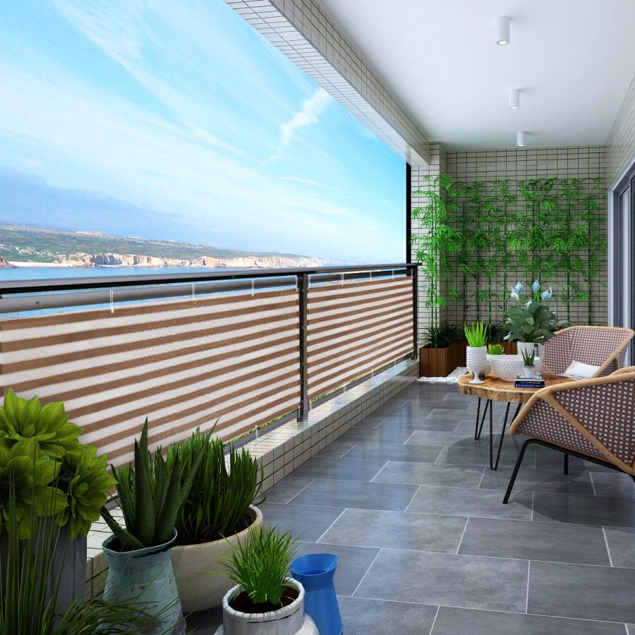 Sekey 0 9 6m バルコニー 目隠しシェード ベランダ プライバシー保護 オーニング サンシェード 日除け 紐 インシュロック付属 1年間の安心保証 Y24 セキ株式会社 通販 Yahoo ショッピング