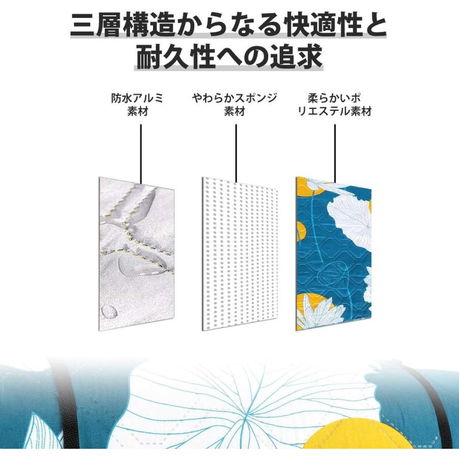 「1つ買うと、もう1つ無料」 2*1.5M レジャーシート  3層構造 4-6人用 厚手 洗濯可能 撥水 収納便利 持ち運び簡単 超音波技術｜sekey-online｜13