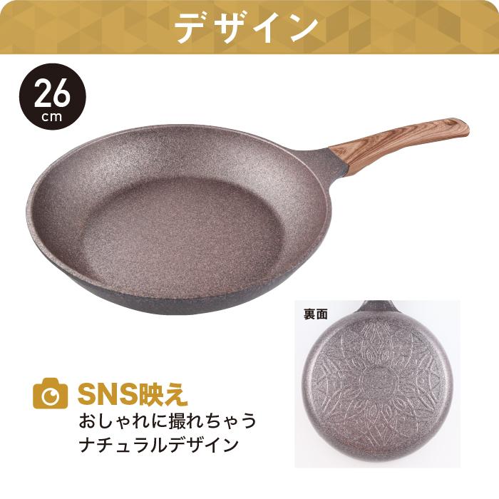 ムテキバリアフライパン 26cm ※PFOA不使用 : レジェンド ムテキバリアフライパン 26cm ※PFOA不使用 : レジェンド