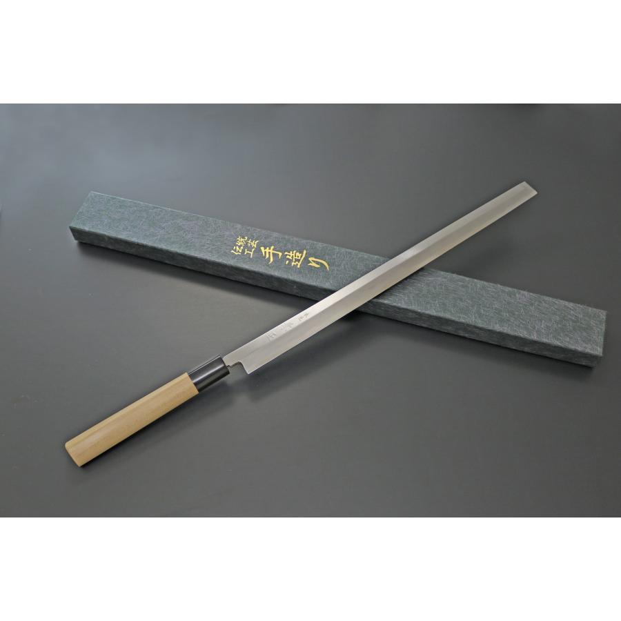 政豊別作 うなぎ裂き 江戸裂き 鰻裂関東型 210 水牛柄 鋼 鰻裂き包丁