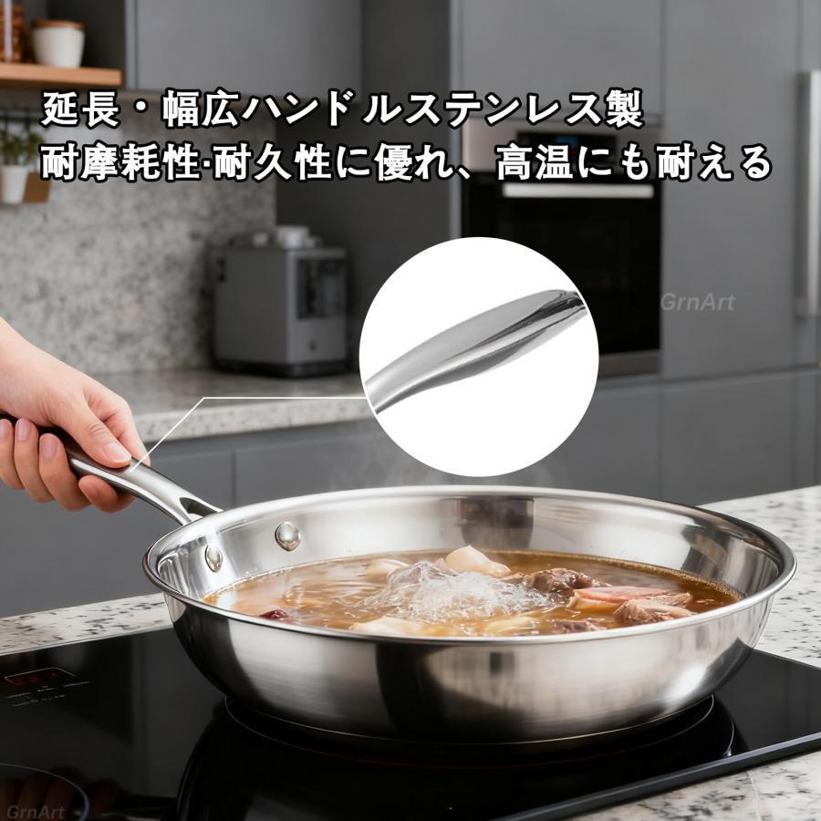 フライパン ステンレス くっつかないフライパン 調理器具 焦げ付かない